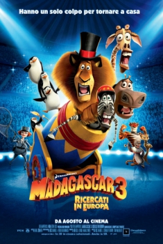  Madagascar 3 – Ricercati in Europa (2012) Poster 