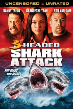  3 Headed Shark Attack (2015) Poster 