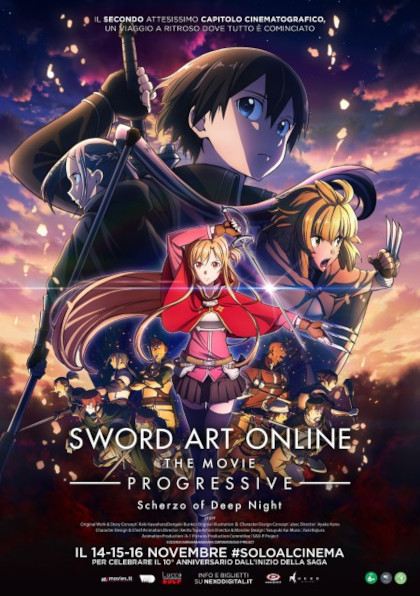  Sword Art Online Progressive: Scherzo of Deep Night (2022) Poster 