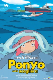  Ponyo sulla scogliera (2008) Poster 